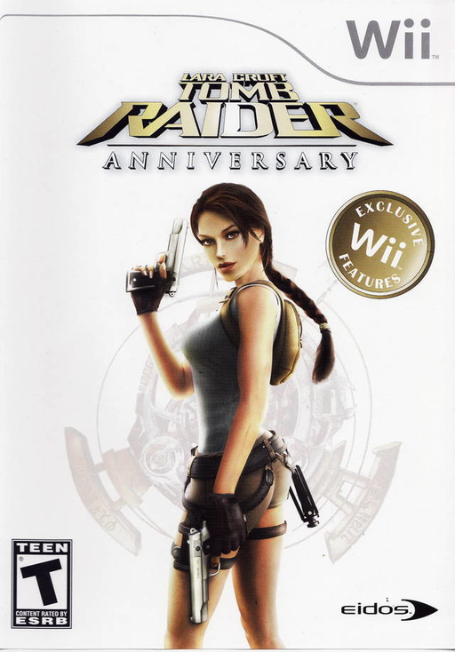 Tomb Raider: Anniversary box art for Wii